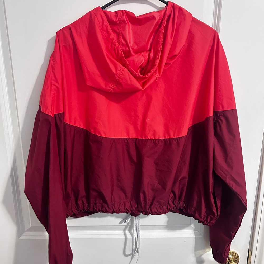 Nike Women's Two-Tone Bomber Jacket - Pink and Burgundy - Picture 3 of 3